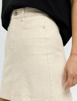 Selected SLFUNA HW SHORT DENIM SKIRT - Korta kjolar|Kvinnor Kjolar