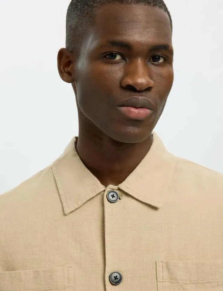 Selected Overshirts|SLH-BRODY SUN OVERSHIRT LS NOOS - Jackor & rockar