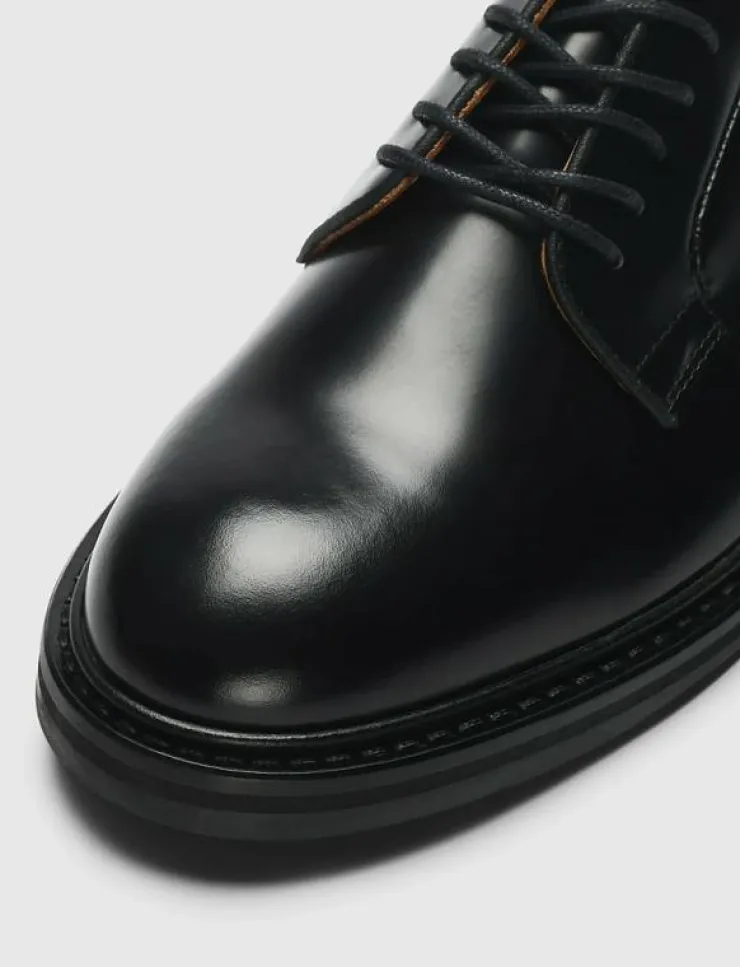 Selected SLHCARTER LEATHER BLUCHER SHOE - Snörskor| Finskor