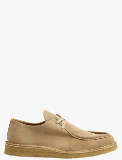 Selected Finskor|SLHCHRISTIAN SUEDE WEDGE MOC-TOE SHOE - Moc toe skor
