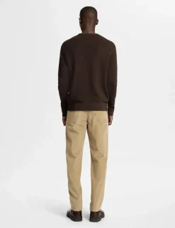 Selected Stickat|SLHHENNY LS KNIT RELAXED CREW NECK - Rundhalsad