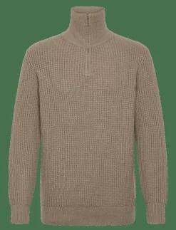 Selected Stickat|SLHLAND LS KNIT HALF ZIP - Stickat