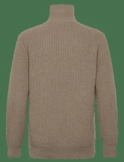 Selected Stickat|SLHLAND LS KNIT HALF ZIP - Stickat