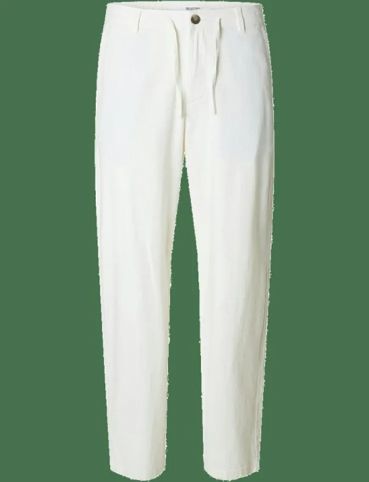 Selected SLH220-LOOSE BRODY LINEN BLD PANT NOOS - Linnebyxor| Kläder|Byxor