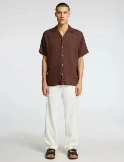 Selected SLH220-LOOSE BRODY LINEN BLD PANT NOOS - Linnebyxor| Kläder|Byxor