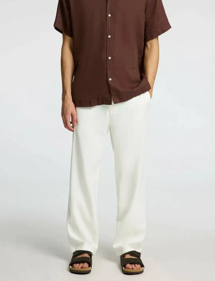 Selected SLH220-LOOSE BRODY LINEN BLD PANT NOOS - Linnebyxor| Kläder|Byxor