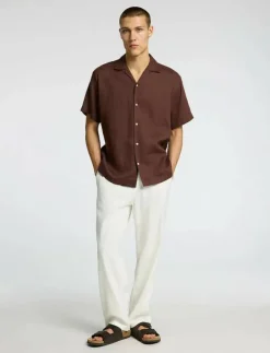 Selected SLH220-LOOSE BRODY LINEN BLD PANT NOOS - Linnebyxor| Kläder|Byxor