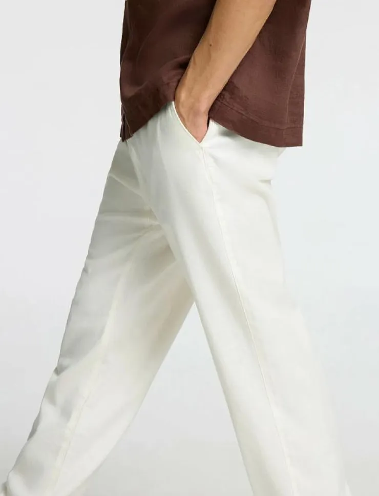 Selected SLH220-LOOSE BRODY LINEN BLD PANT NOOS - Linnebyxor| Kläder|Byxor