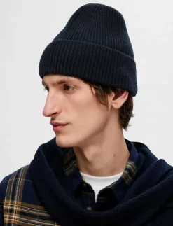Selected SLHMASON MERINO WOOL BEANIE NOOS - Mössor| Mössor & Hattar
