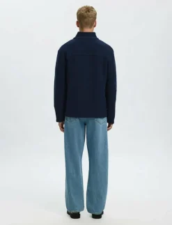 Selected Stickat|SLHNEALY LS KNIT FULL ZIP CARDIGAN - Full Zip tröjor
