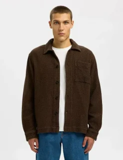 Selected Overshirts|SLHREGFRED STRUCTURED OVERSHIRT - Jackor & rockar