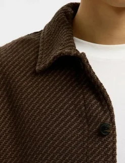 Selected Overshirts|SLHREGFRED STRUCTURED OVERSHIRT - Jackor & rockar