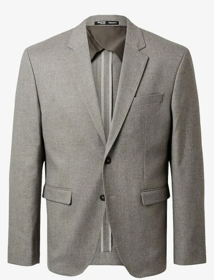 Selected Kostymer & Kavajer|SLHREG-ODELL TWILL BLZ - Enkelknäppta kavajer