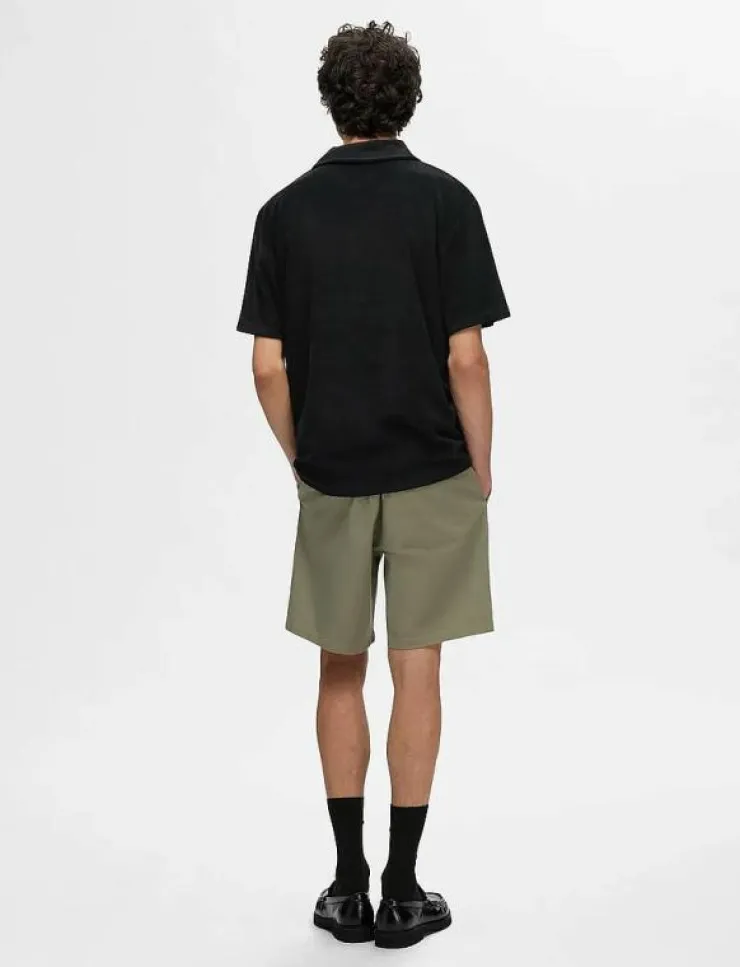 Selected SLHRELAX-TERRY SS ZIP POLO EX - Kortärmade pikéer| Pikéer