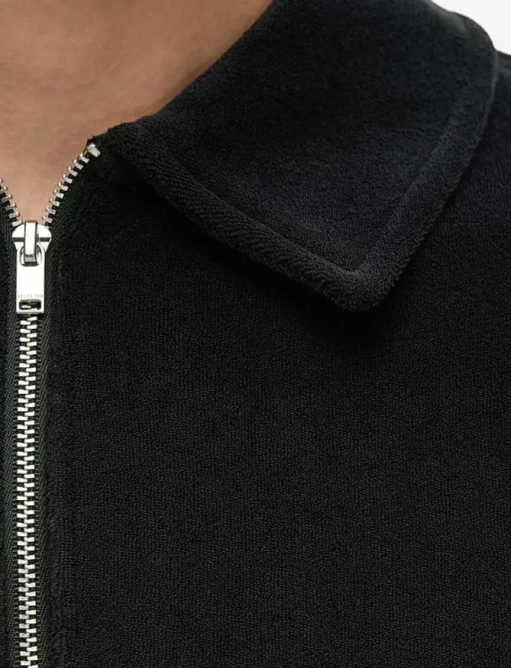 Selected SLHRELAX-TERRY SS ZIP POLO EX - Kortärmade pikéer| Pikéer