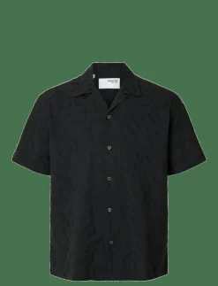 Selected Skjortor|SLHRLXELI EMB SS SHIRT - Kortärmade