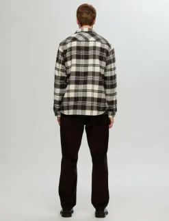Selected Overshirts|SLHRLXPABLO WOOL BLEND OVERSHIRT - Rutiga skjortor