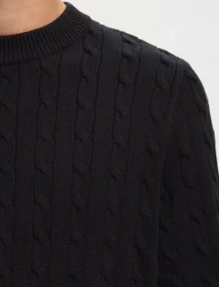 Selected SLHRYAN STRUCTURE CREW NECK - Rundhalsad| Stickat