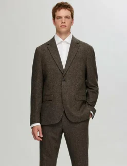 Selected SLHSLIM-REED WOOL BLZ NOOS - Enkelknäppta kavajer| Kostymer & Kavajer