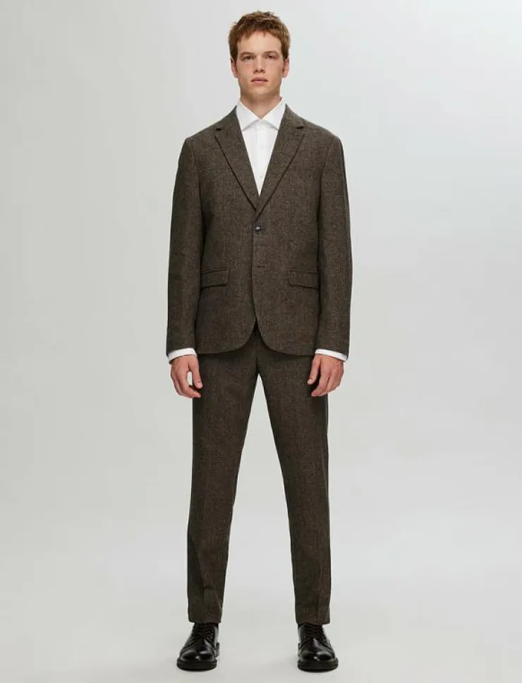 Selected SLHSLIM-REED WOOL BLZ NOOS - Enkelknäppta kavajer| Kostymer & Kavajer