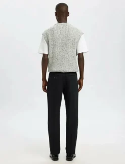 Selected Byxor|SLH196-STRAIGHT TERRY WOOL BLND PNT NOOS - Casual byxor