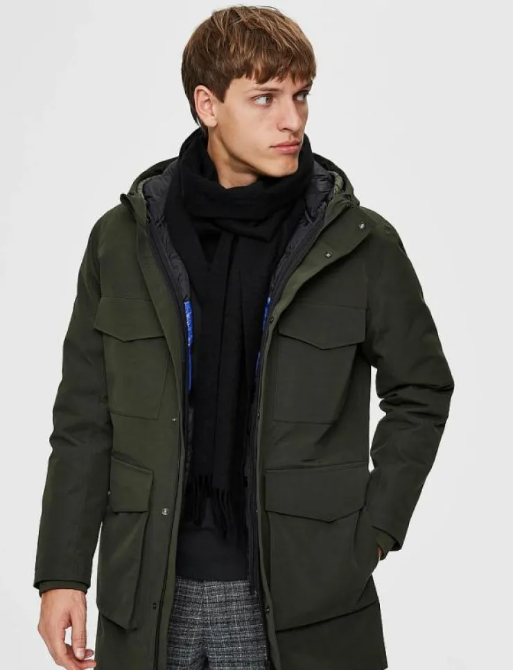 Selected SLHTOPE WOOL SCARF - Halsdukar| Sjalar & Halsdukar