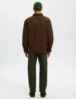 Selected SLHTRAVIS TWILL OVERSHIRT LS NOOS - Jackor & rockar| Overshirts