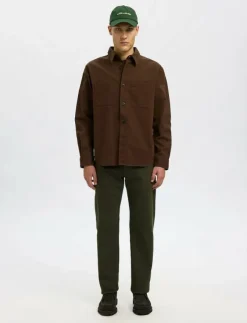 Selected SLHTRAVIS TWILL OVERSHIRT LS NOOS - Jackor & rockar| Overshirts