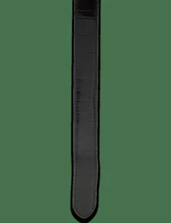 Kvinnor Lauren Ralph Lauren Bälten|Slide-Buckle Croc-Embossed Leather Belt - Skärp