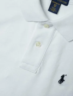 Ralph Lauren Kids Slim Fit Cotton Mesh Polo Shirt - Kortärmade pikéer|Barn Överdelar