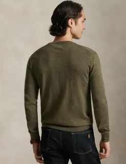 Polo Ralph Lauren Slim Fit Washable Wool V-Neck Sweater - V-ringat| Stickat