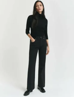 GANT SLIM FLARE STRETCH JEANS - Utsvängda jeans|Kvinnor Denimkläder