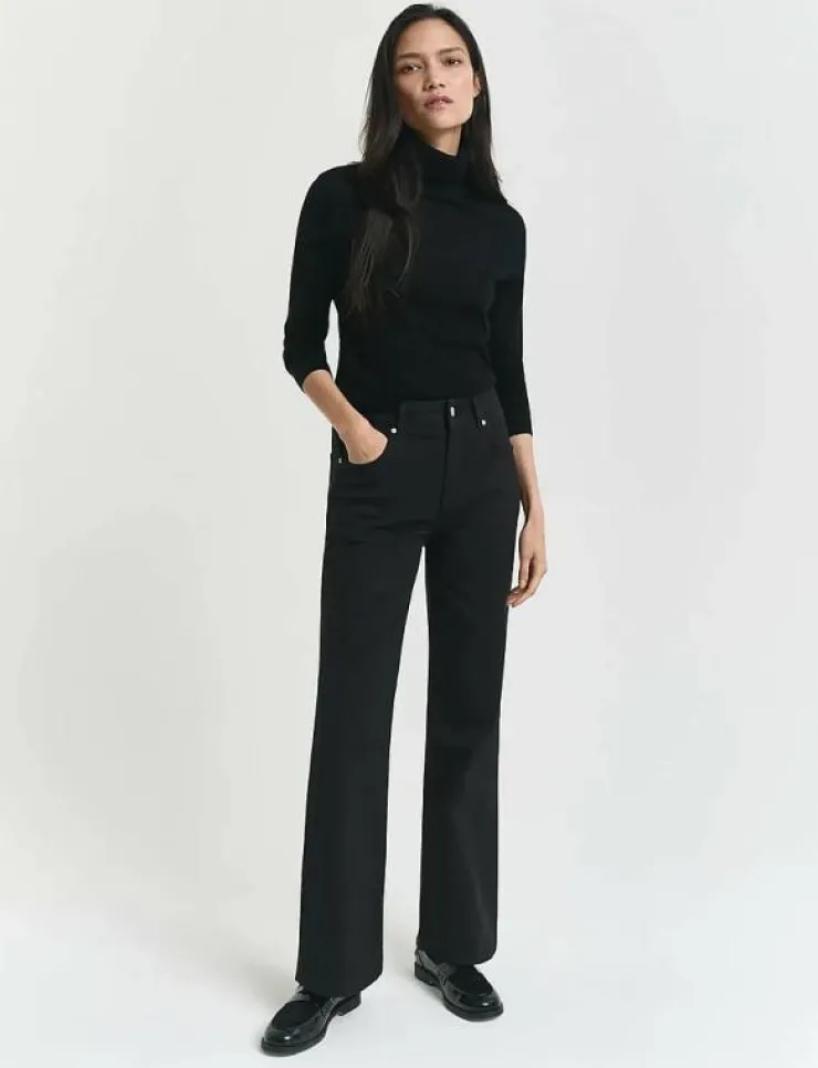 GANT SLIM FLARE STRETCH JEANS - Utsvängda jeans|Kvinnor Denimkläder