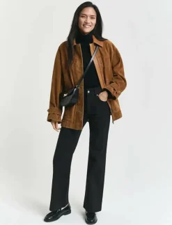 GANT SLIM FLARE STRETCH JEANS - Utsvängda jeans|Kvinnor Denimkläder