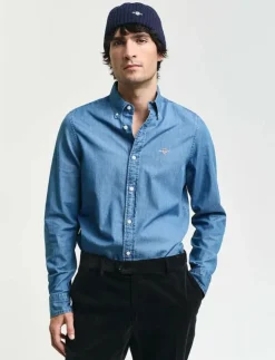 GANT SLIM INDIGO BD - Jeansskjortor| Skjortor