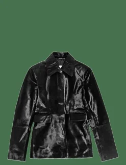 REMAIN Birger Christensen SLIM LEATHER BLAZER - Skinnjackor|Kvinnor Kavajer