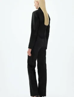 REMAIN Birger Christensen SLIM LEATHER BLAZER - Skinnjackor|Kvinnor Kavajer