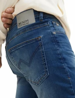 Tom Tailor slim PIERS blue soft stretch - Slim jeans| Kläder
