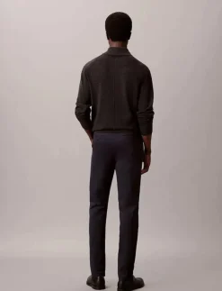 Calvin Klein SLIM SATEEN CHINO TROUSER - Chinos| Byxor