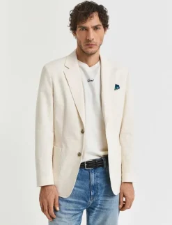 GANT Kostymer & Kavajer|SLIM SEERSUCKER SUIT JACKET - Enkelknäppta kavajer