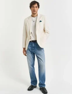 GANT Kostymer & Kavajer|SLIM SEERSUCKER SUIT JACKET - Enkelknäppta kavajer