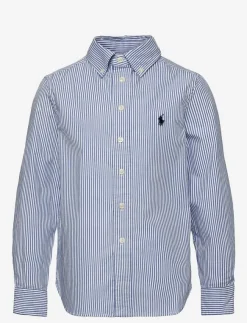 Barn Ralph Lauren Kids Överdelar|Slim Striped Oxford Shirt - Långärmad skjorta