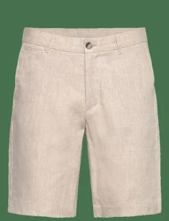 Mango Shorts|Slim-fit 100% linen bermuda shorts - Linneshorts