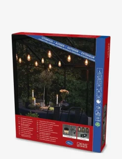 Konstsmide Glödlampor|Slinga E27 10 amber utbytbar LED - Glödlampor