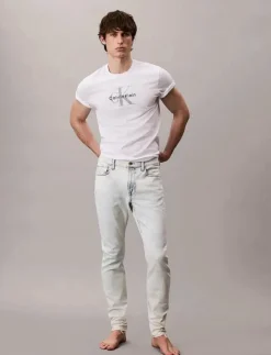 Calvin Klein Jeans SLM TPR LT WT IC BRK - Tapered jeans| Denim Kläder|Jeans