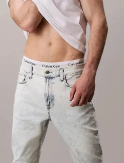 Calvin Klein Jeans SLM TPR LT WT IC BRK - Tapered jeans| Denim Kläder|Jeans