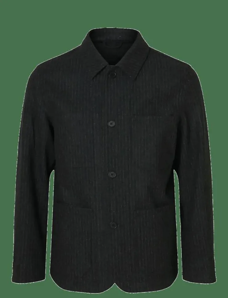 Selected SLM-LANDON WOOL BLEND HYBRID BLAZER NOOS - Enkelknäppta kavajer| Kostymer & Kavajer|Overshirts