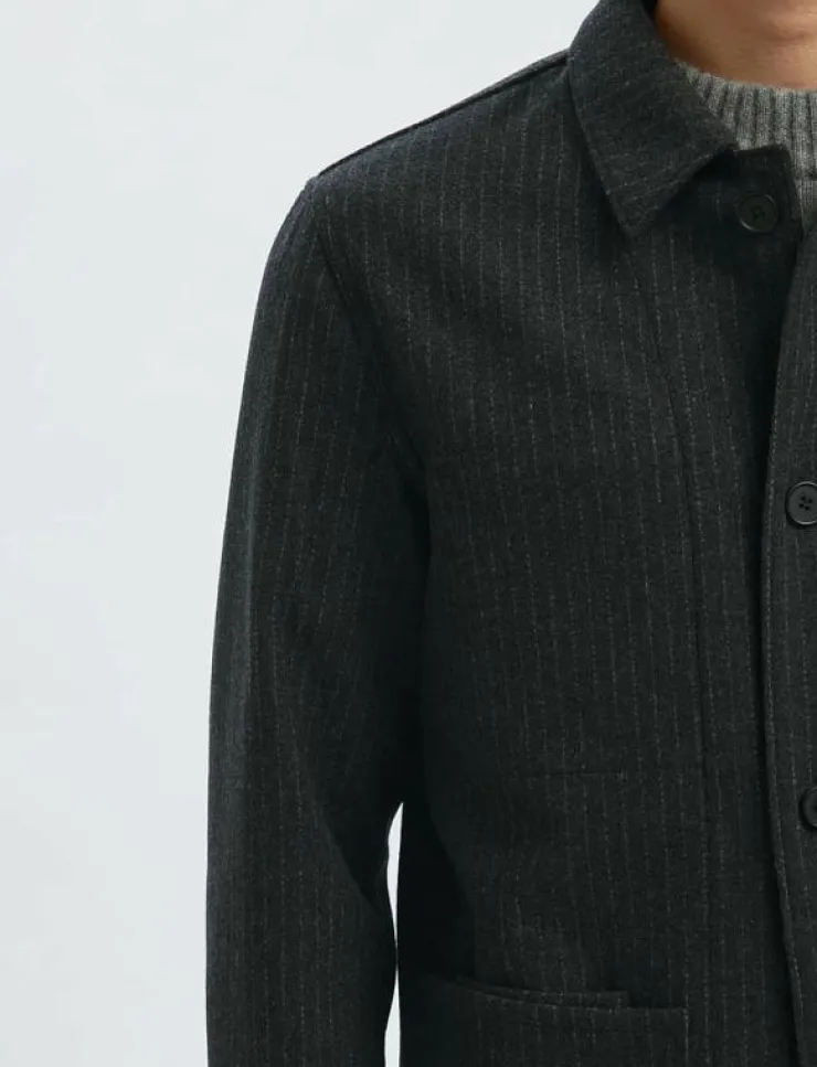 Selected SLM-LANDON WOOL BLEND HYBRID BLAZER NOOS - Enkelknäppta kavajer| Kostymer & Kavajer|Overshirts