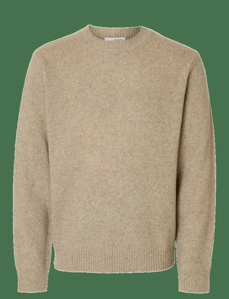 Selected SLMNEIL LS KNIT NEPS CREW NECK - Rundhalsad| Stickat