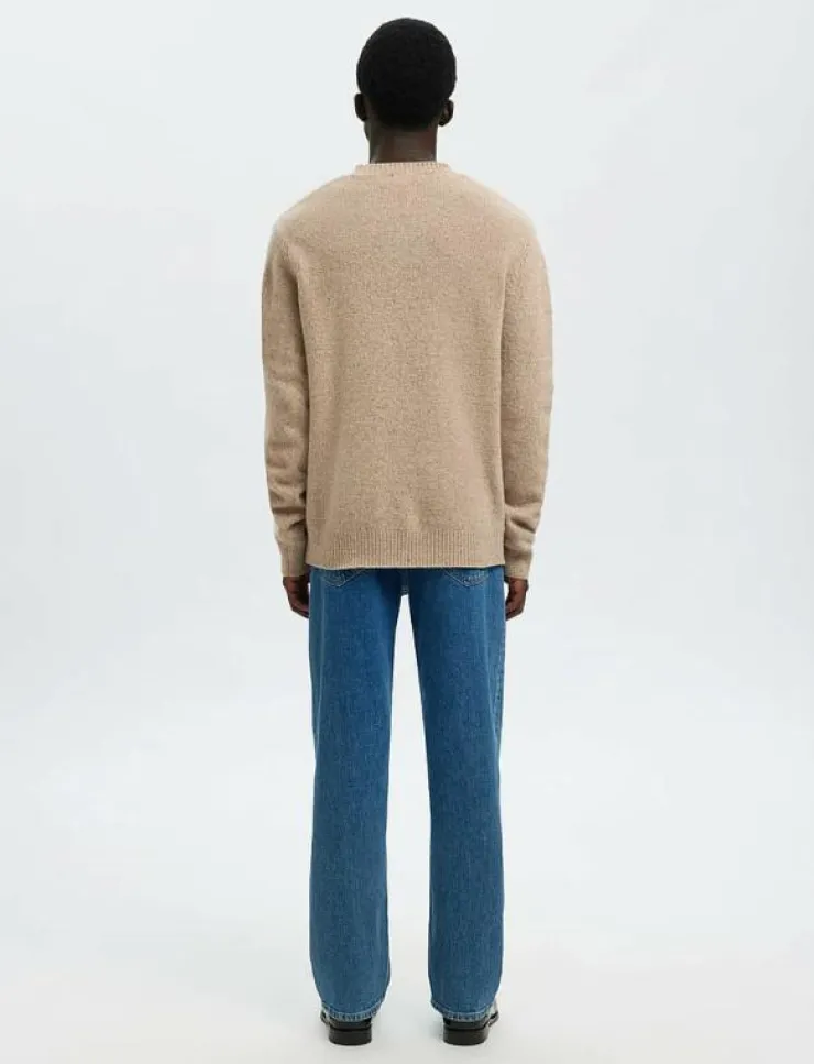 Selected SLMNEIL LS KNIT NEPS CREW NECK - Rundhalsad| Stickat